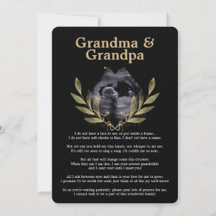 Cartes Pour Fêtes Annuelles Message mignon de Bump à l'attente papa