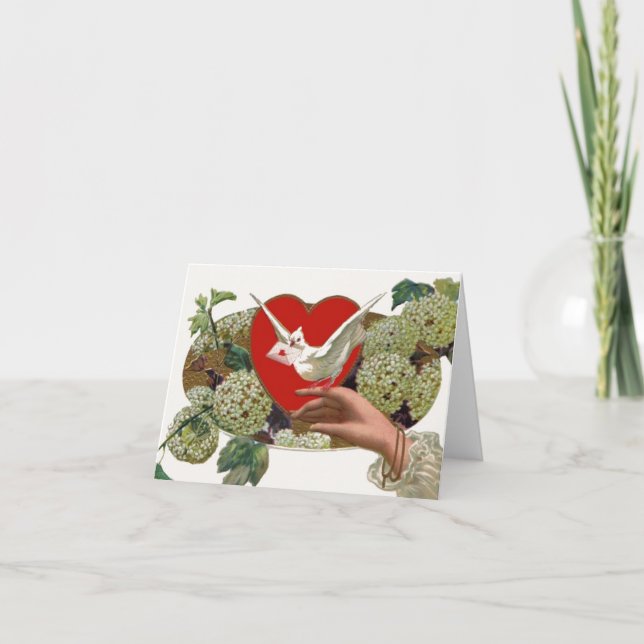 Cartes Pour Fêtes Annuelles Messager de Saint-Valentin (Devant)