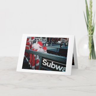 Cartes Pour Fêtes Annuelles Métro Père Noël