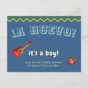 Cartes Pour Fêtes Annuelles Mexique Fiesta Baby shower Thème nautique