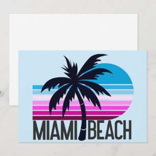Cartes Pour Fêtes Annuelles Miami Beach