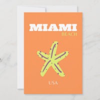 Miami, Miami Beach, Floride, Preppy, Orange