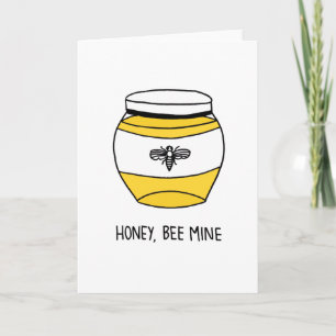 Cartes Pour Fêtes Annuelles Miel, mine d'abeille