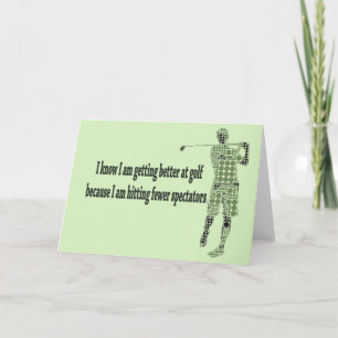 Cartes Pour Fêtes Annuelles Mieux se rendre au golf