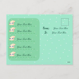 Cartes Pour Fêtes Annuelles Mignon lapin de Pâques serrant un œuf
