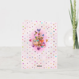 Cartes Pour Fêtes Annuelles Mignon Pastel