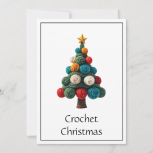 Cartes Pour Fêtes Annuelles Mignon Tendance Chic Amusant Amateur de Crochet Pa