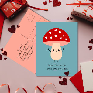 Cartes Pour Fêtes Annuelles Mignonne Drôle Je T'Aime Si Putain Happy Valentine