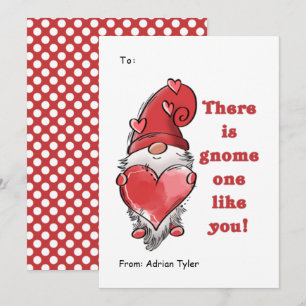 Cartes Pour Fêtes Annuelles Mignonne Gnome One Like You Classroom Valentines D