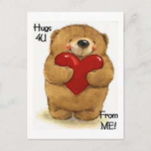 Cartes Pour Fêtes Annuelles Mignonnes Embrasses Pour Vous Valentine Teddy