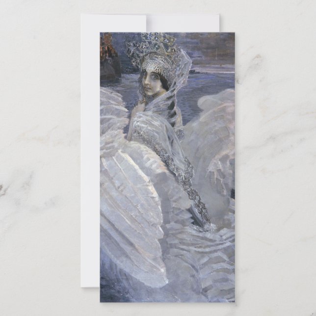 Cartes Pour Fêtes Annuelles Mikhail Vrubel - Princesse des cygnes (Devant)