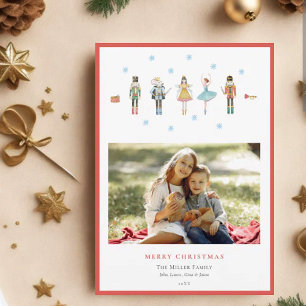 Cartes Pour Fêtes Annuelles Militaires Casse-Noix mignons Photo Noël