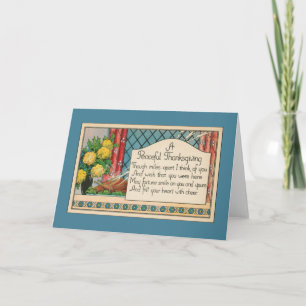 Cartes Pour Fêtes Annuelles Milles à part de thanksgiving - souhaitant vous