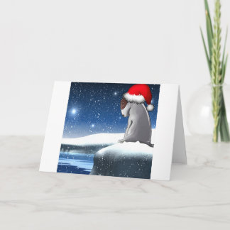 Cartes Pour Fêtes Annuelles Milo de Noël (le chiot de bull-terrier)