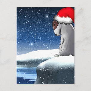 Cartes Pour Fêtes Annuelles Milo de Noël (le chiot de bull-terrier)