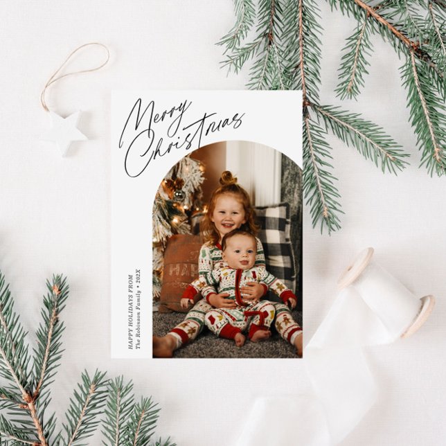 Cartes Pour Fêtes Annuelles mince scénario arche de noël  (Créateur téléchargé)