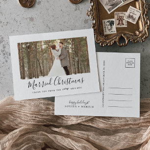 Cartes Pour Fêtes Annuelles Mini marié Noël nouveau marié Merci