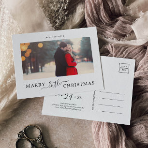 Cartes Pour Fêtes Annuelles Mini marié Petit Noël Sauvegarder la date