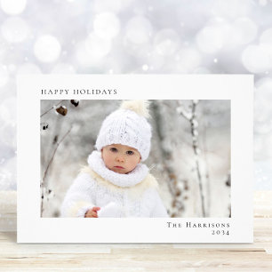 Cartes Pour Fêtes Annuelles Miniature moderne Joyeux Jours de Noël Photo