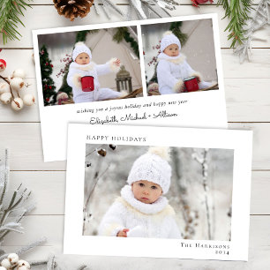 Cartes Pour Fêtes Annuelles Miniature moderne Joyeux Jours de Noël Photo