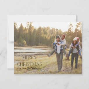 Cartes Pour Fêtes Annuelles miniature moderne joyeux noël pleine photo