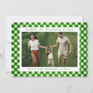 Cartes Pour Fêtes Annuelles Minimalist lucky shamrock st. Patrick's Day Photo