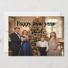 Cartes Pour Fêtes Annuelles Minimalist New Year's Card: Sending Calm