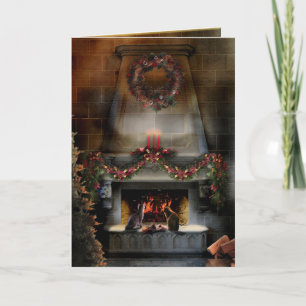 Cartes Pour Fêtes Annuelles Minous de nuit de solstice