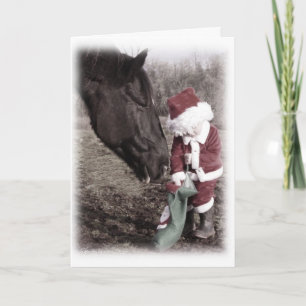 Cartes Pour Fêtes Annuelles Minuscule Père Noël