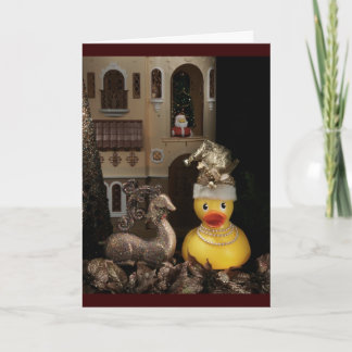 Cartes Pour Fêtes Annuelles Mme Ducky Claus