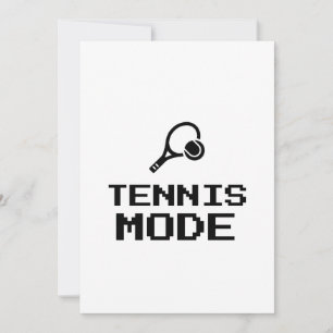 CARTES POUR FÊTES ANNUELLES MODE TENNIS