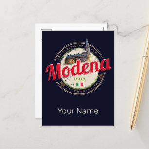 Cartes Pour Fêtes Annuelles Modena Emilia Romagna Balsamique Italie Souvenir