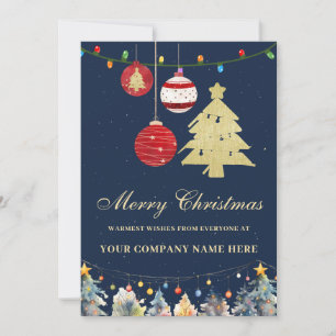 Cartes Pour Fêtes Annuelles Modern Festin Logo Website Business Holiday card
