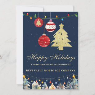 Cartes Pour Fêtes Annuelles Modern Festin Logo Website Business Holiday card