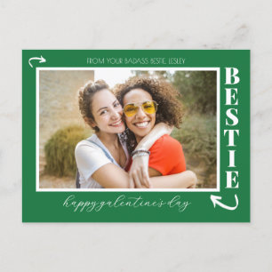 Cartes Pour Fêtes Annuelles Moderne Best Friends Galentine's day Bestie photo