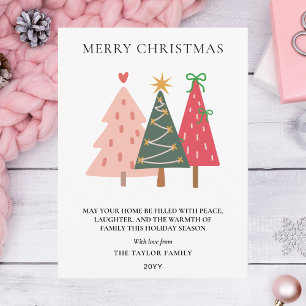 Cartes Pour Fêtes Annuelles Moderne Boho Dessinée Fantaisiste