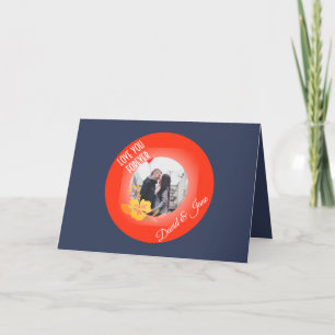 Cartes Pour Fêtes Annuelles Moderne Chic élégant Cute Photo Love Valentines Da