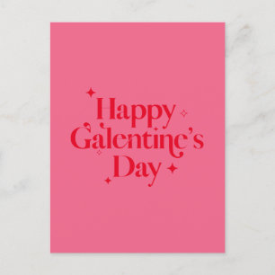 Cartes Pour Fêtes Annuelles Moderne Chic rose rouge étincelle Joyeux jour des 
