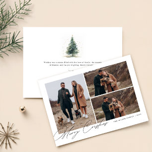 Cartes Pour Fêtes Annuelles Moderne Cute Famille Animaux de compagnie Chien Ph