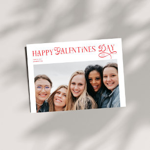 Cartes Pour Fêtes Annuelles Moderne Meilleures Amies Photo de Galentines Day