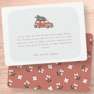 Cartes Pour Fêtes Annuelles Moderne Simple Chic Immobilier