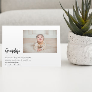 Cartes Pour Fêtes Annuelles Moderne Simple Meilleure grand-mère toujours Meill