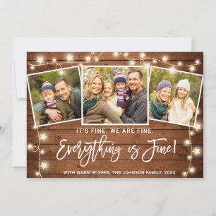 Cartes Pour Fêtes Annuelles Moderne Tout est fin Noël 3 Photo