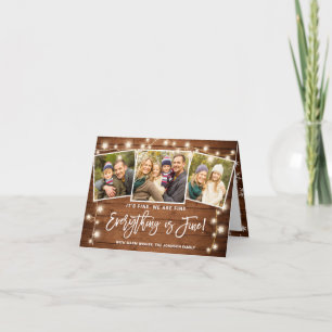 Cartes Pour Fêtes Annuelles Moderne Tout est fin Noël 3 Photo