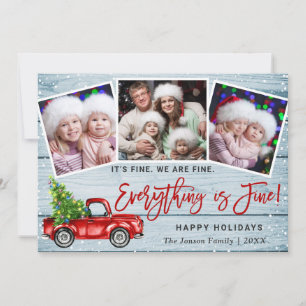 Cartes Pour Fêtes Annuelles Moderne Tout est fin Noël 3 Photo