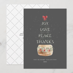 Cartes Pour Fêtes Annuelles Moins Gris Silver Superposition Neige Superpositio