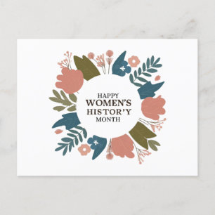 Cartes Pour Fêtes Annuelles Mois de l'histoire des femmes