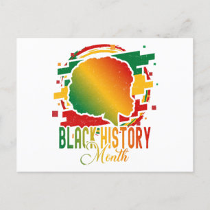 Cartes Pour Fêtes Annuelles Mois de l'histoire des Noirs