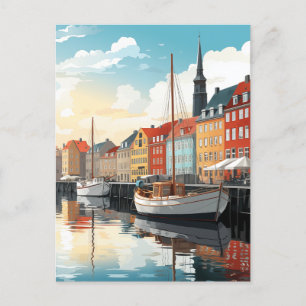 Cartes Pour Fêtes Annuelles Moments dans le port #7 de Copenhague