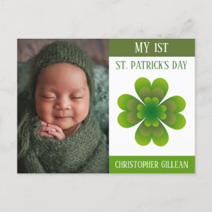 Cartes Pour Fêtes Annuelles Mon 1er Shamrock photo de la Saint Patrick